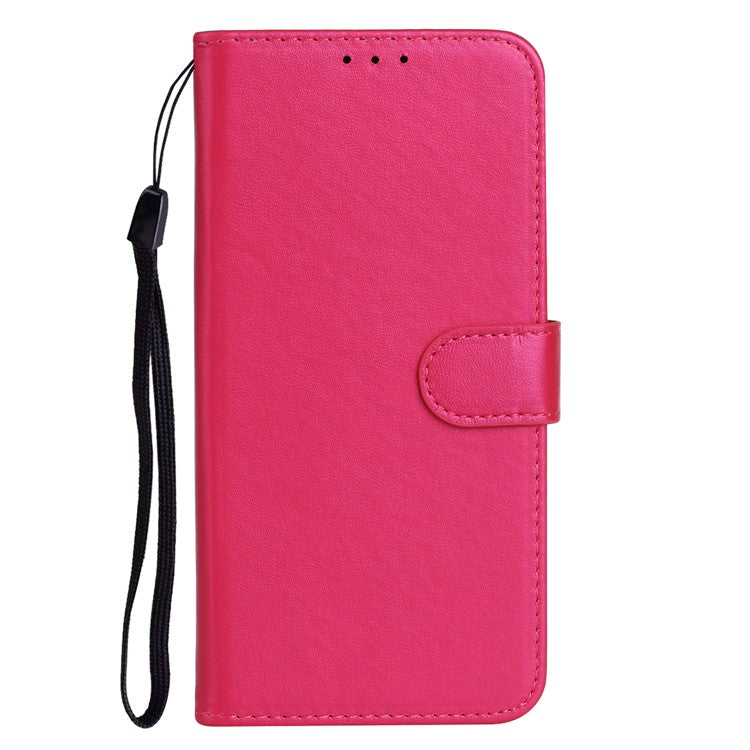 B40 Wallet Stand Phone Cover For Google Pixel 7 5G Anti-Dust PU Leather+TPU Cell Phone Case - Rose