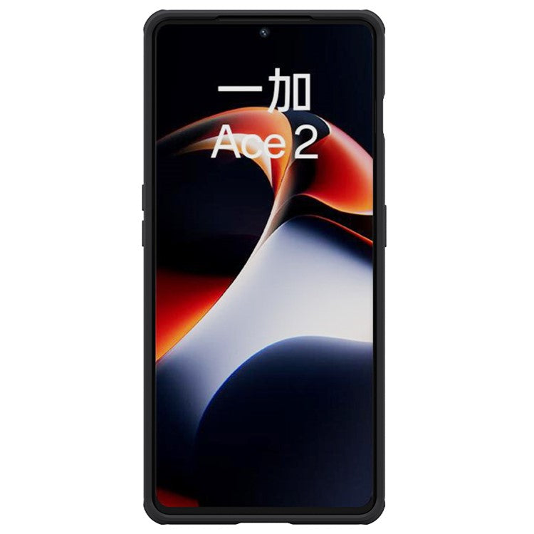NILLKIN CamShield Pro for OnePlus Ace 2 5G / 11R 5G Drop-proof Case PC+TPU Hybrid Phone Cover with Camera Slide Lid - Black