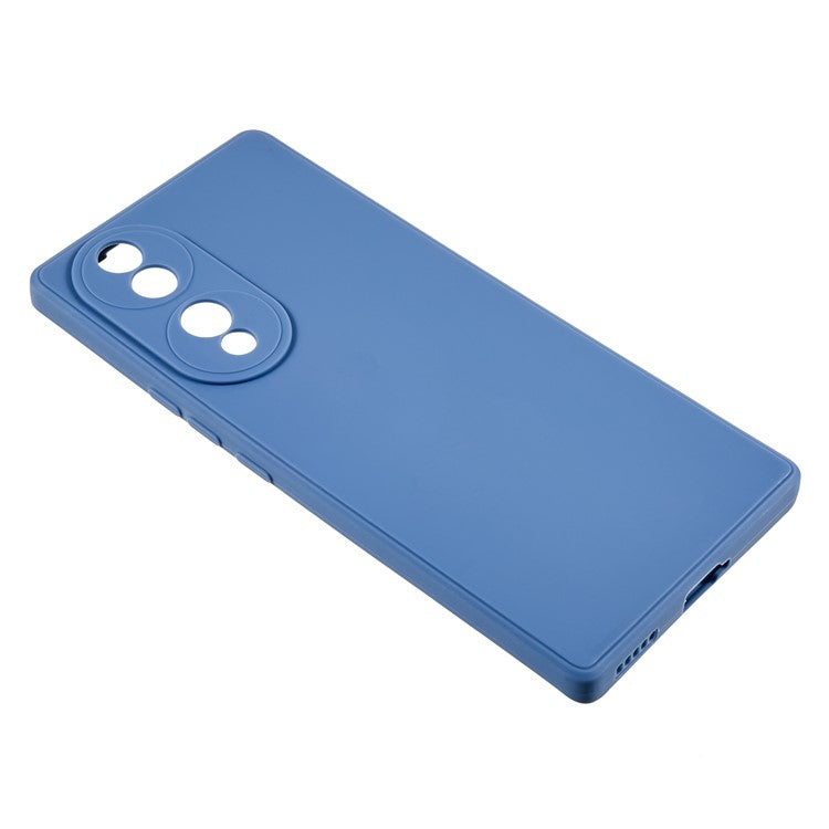 For Honor 70 5G Straight Edge TPU Phone Case Precise Cutout Camera Protection Cover - Lavender Grey