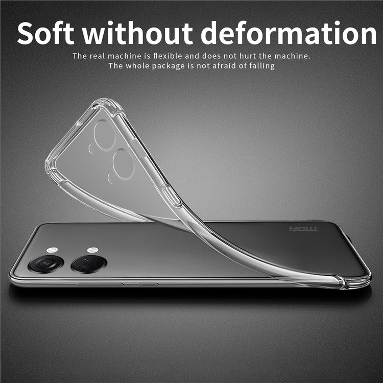 MOFI Soft TPU Phone Cover for OnePlus Nord 3 5G / Ace 2V Drop Resistant Transparent Case