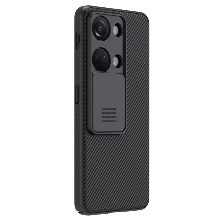 NILLKIN CamShield for OnePlus Nord 3 5G / Ace 2V Hard PC Case Slide Lens Protection Anti-drop Phone Cover - Black