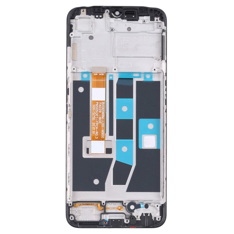 For Oppo A54s Grade C LCD Screen and Digitizer Assembly + Frame Replace Part (without Logo)