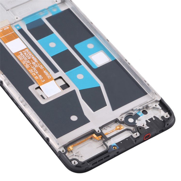 For Oppo A54s Grade C LCD Screen and Digitizer Assembly + Frame Replace Part (without Logo)
