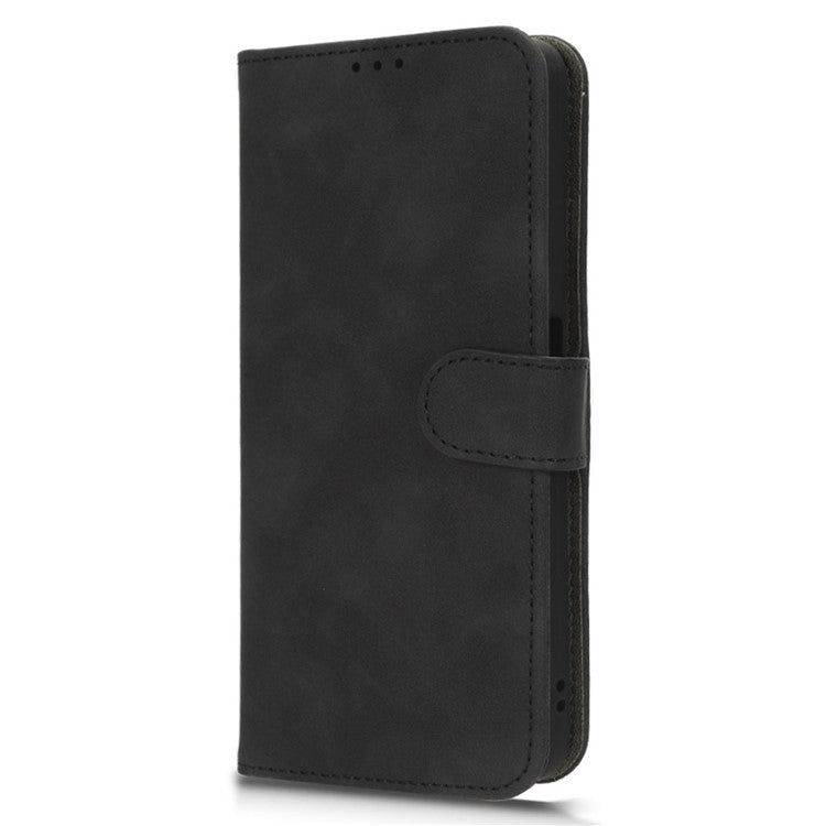 Phone Wallet Case for OnePlus Nord CE 3 Lite 5G / Nord N30 5G , PU Leather Skin-touch Protective Stand Phone Cover - Black