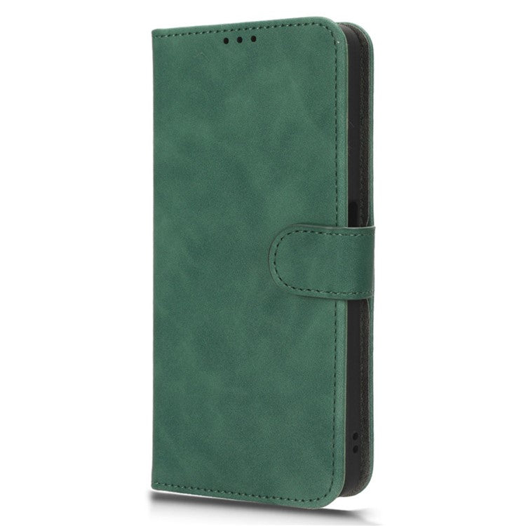 Phone Wallet Case for OnePlus Nord CE 3 Lite 5G / Nord N30 5G , PU Leather Skin-touch Protective Stand Phone Cover - Green