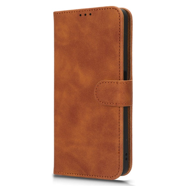 Phone Wallet Case for OnePlus Nord CE 3 Lite 5G / Nord N30 5G , PU Leather Skin-touch Protective Stand Phone Cover - Brown