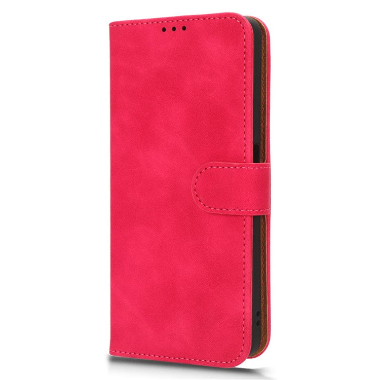 Phone Wallet Case for OnePlus Nord CE 3 Lite 5G / Nord N30 5G , PU Leather Skin-touch Protective Stand Phone Cover - Rose