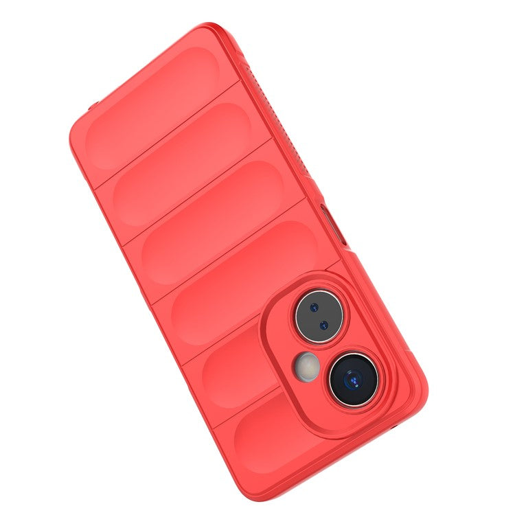 For OnePlus Nord CE 3 Lite 5G / Nord N30 5G Soft TPU Rugged Protective Phone Case Drop-Proof Cover - Red