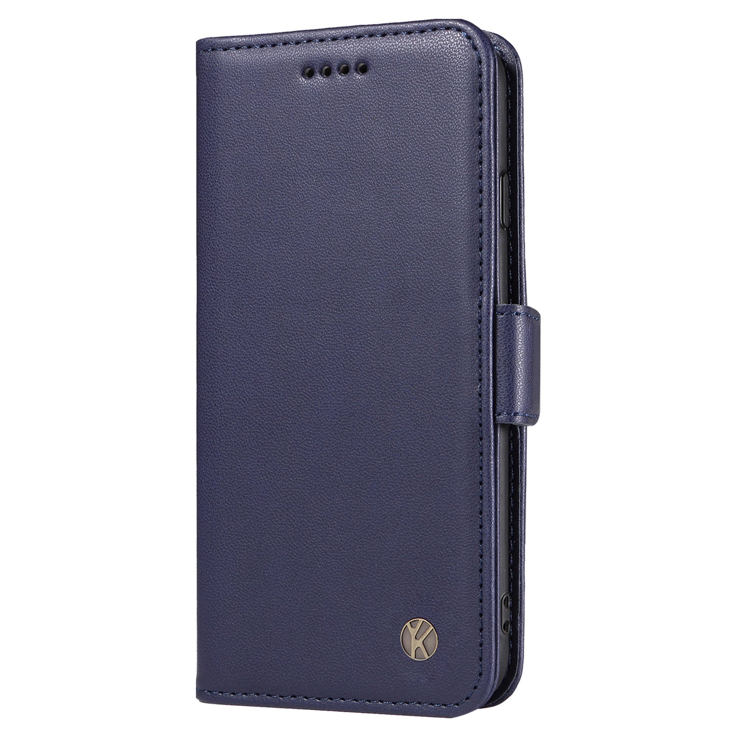 YIKATU YK-003 Wallet Case for Samsung Galaxy S20 FE / S20 FE 5G / S20 FE 2022 / S20 Lite , PU Leather Stand Magnetic Phone Cover - Sapphire