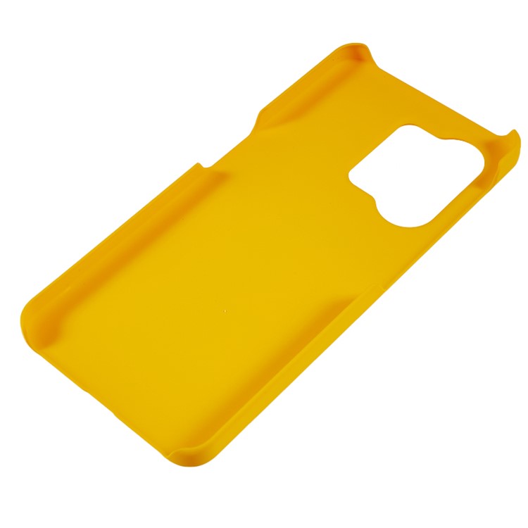 For OnePlus Nord 3 5G / Ace 2V 5G Anti-Dust Rubberized Plastic Hard Case Protective Cell Phone Cover - Yellow
