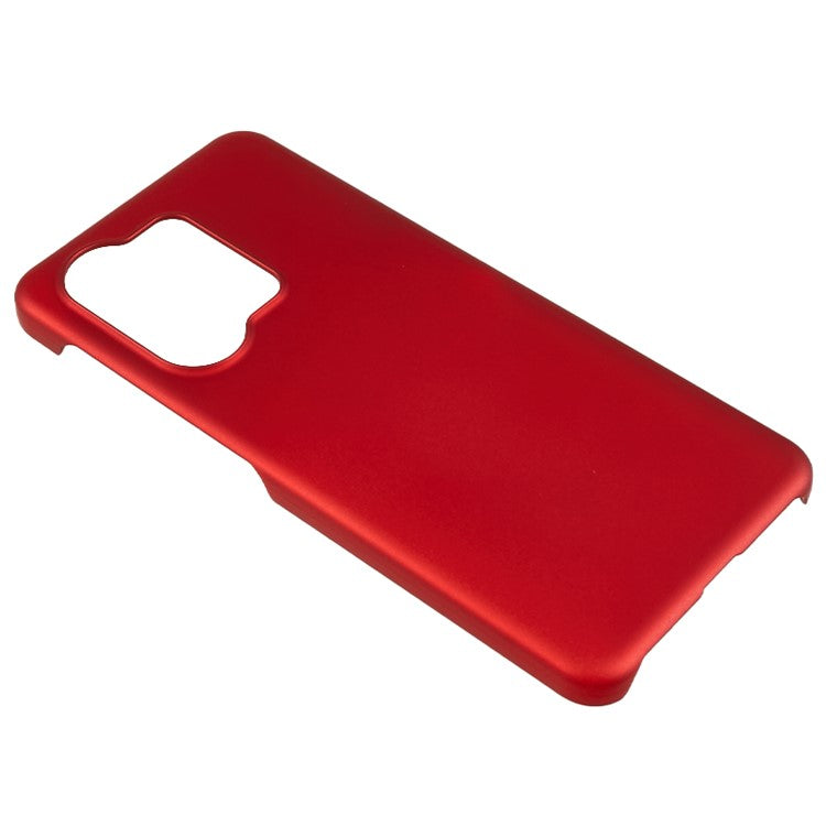 For OnePlus Nord 3 5G / Ace 2V 5G Anti-Dust Rubberized Plastic Hard Case Protective Cell Phone Cover - Red