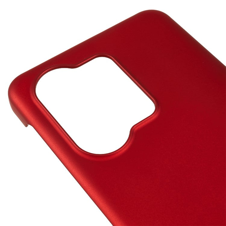 For OnePlus Nord 3 5G / Ace 2V 5G Anti-Dust Rubberized Plastic Hard Case Protective Cell Phone Cover - Red
