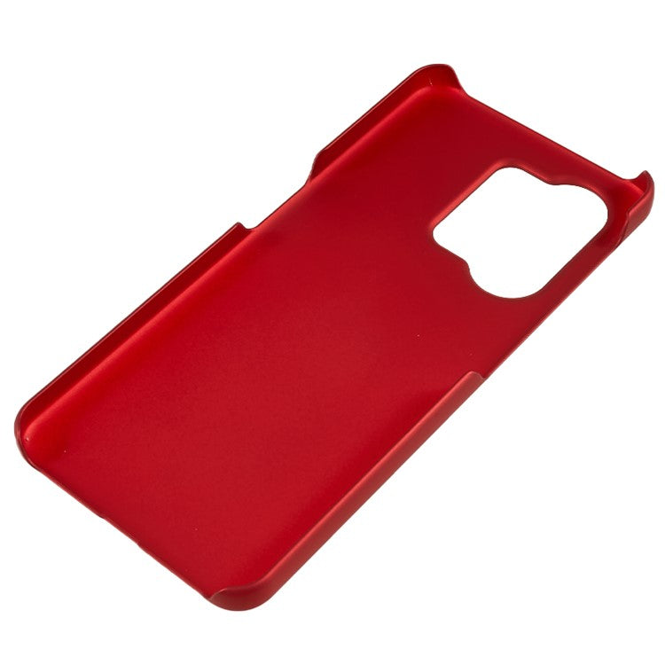 For OnePlus Nord 3 5G / Ace 2V 5G Anti-Dust Rubberized Plastic Hard Case Protective Cell Phone Cover - Red