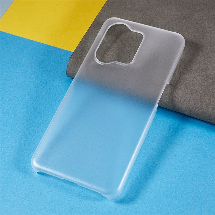 For OnePlus Nord 3 5G / Ace 2V 5G Anti-Dust Rubberized Plastic Hard Case Protective Cell Phone Cover - Transparent