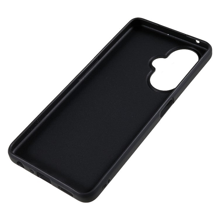 For OnePlus Nord CE 3 Lite 5G / Nord N30 5G Soft TPU Matte Phone Case Anti-drop Protective Back Cover - Black