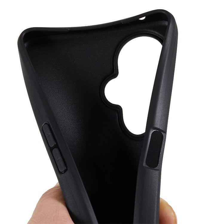 For OnePlus Nord CE 3 Lite 5G / Nord N30 5G Soft TPU Matte Phone Case Anti-drop Protective Back Cover - Black