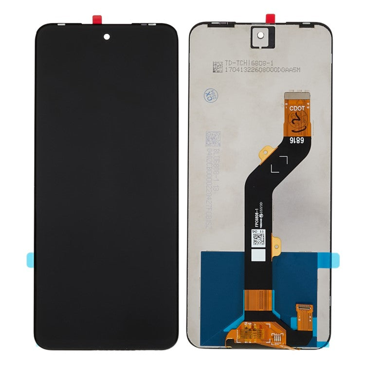 For Infinix Note 12i X6819 6.82" Grade S OEM LCD Screen and Digitizer Assembly Replacement Part (without Logo)