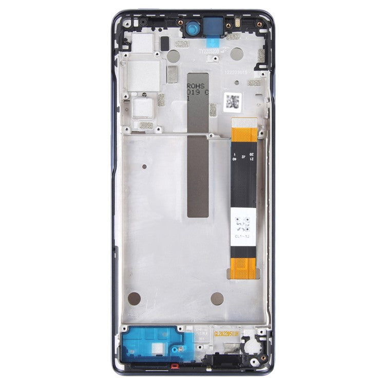 For Motorola Moto G200 5G OEM Grade S LCD Screen and Digitizer Assembly + Frame Replacement Part (without Logo) - Blue