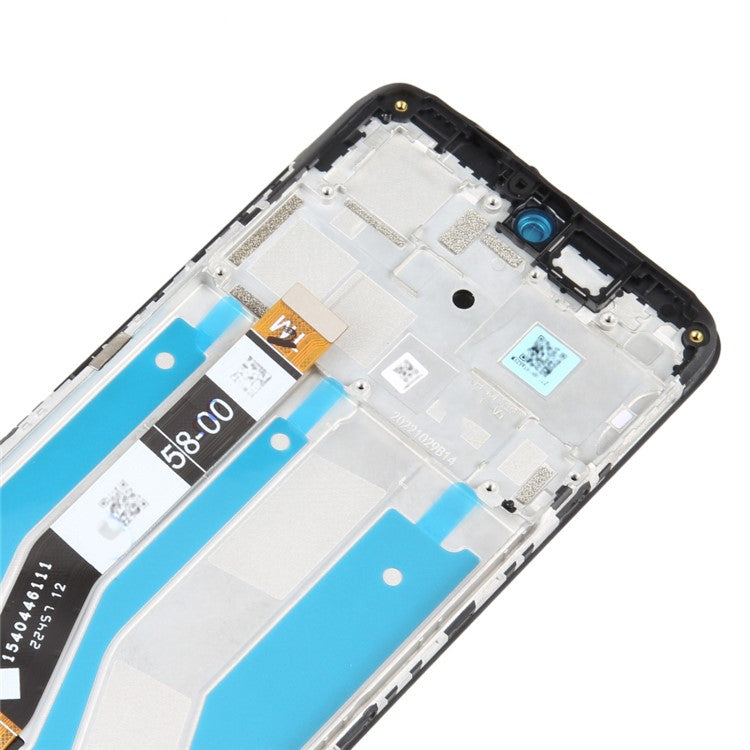 For Motorola Moto G73 5G OEM Grade S LCD Screen and Digitizer Assembly + Frame Replacement Part (without Logo)
