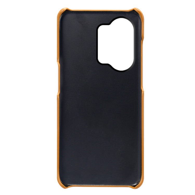 Phone Case for OnePlus Nord 3 5G / Ace 2V Drop Protection Dual Card Slots PU Leather Coated PC Cover - Orange