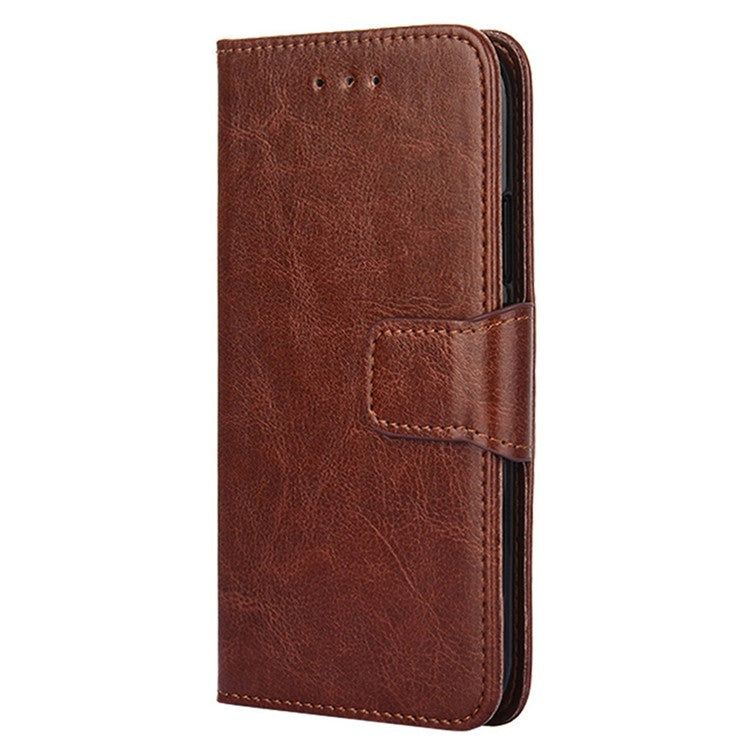 Protective Case for Oppo Find X6 Pro Leather Flip Phone Shell Anti-Fall Wallet Phone Case with Stand - Brown