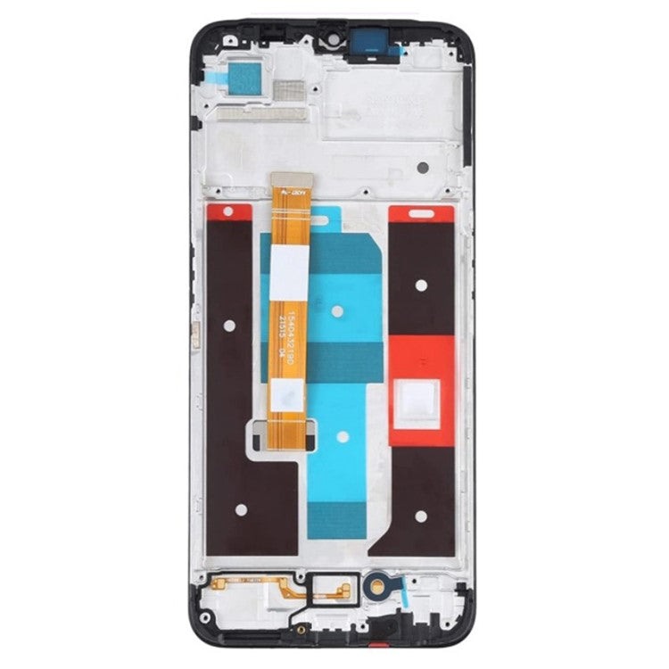 For Realme C35 4G Grade C LCD Screen and Digitizer Assembly + Frame Replacement Part (without Logo)