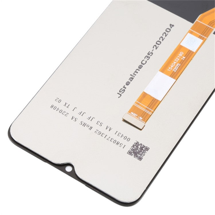 For Realme C35 4G / Narzo 50A Prime Grade C LCD Screen and Digitizer Assembly Repair Part (without Logo)