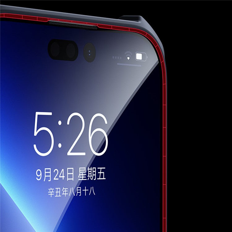 XUNDD Phone Case for Asus ROG Phone 7 5G / 7 Pro , Acrylic+TPU Fall Prevention Protective Cover - Transparent / Black