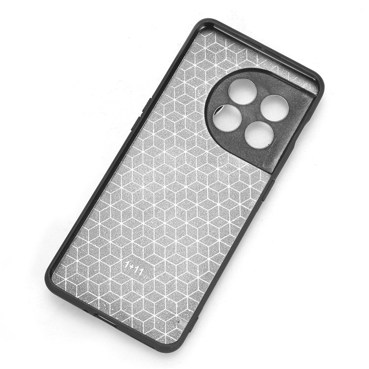 Wristband Kickstand Phone Cover for OnePlus 11 5G , Leather Coated PC+TPU Case with Neck Strap - Brown