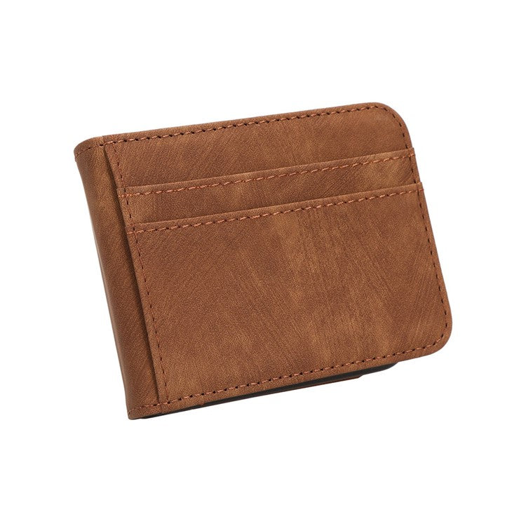 For Samsung Galaxy Z Flip4 5G Card Slots Leather Phone Cover Two-piece Design Folding Phone Case - Brown