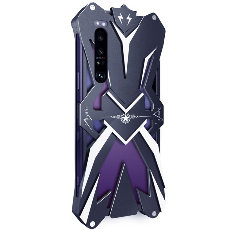 Aluminum Alloy Case for Sony Xperia 1 III 5G , Shockproof Anti-scratch Armour Cell Phone Cover
