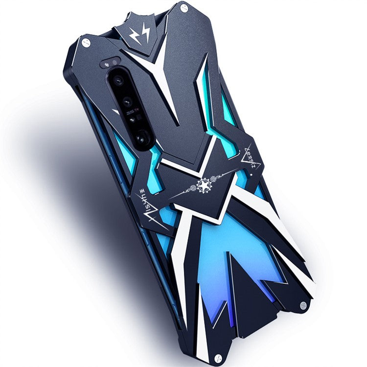 Aluminum Alloy Case for Sony Xperia 1 III 5G , Shockproof Anti-scratch Armour Cell Phone Cover