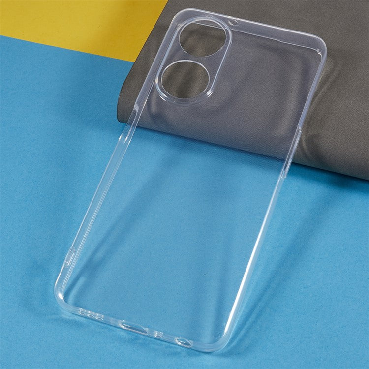 Transparent Phone Case for Oppo A1 5G , Ultra-thin Flexible TPU Protective Phone Cover