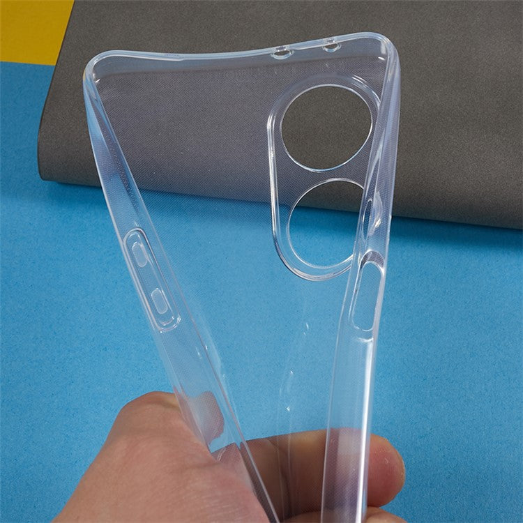 Transparent Phone Case for Oppo A1 5G , Ultra-thin Flexible TPU Protective Phone Cover