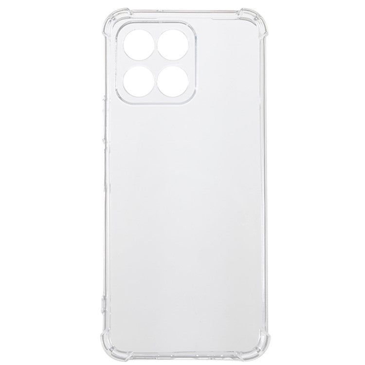 For Honor X8 5G Drop-proof Corner Phone Case Transparent Soft TPU Phone Cover
