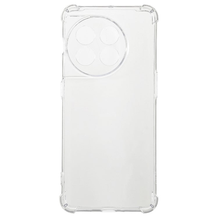 For OnePlus 11 5G Soft TPU Clear Phone Case 4 Thicken Corners Shockproof Back Cover