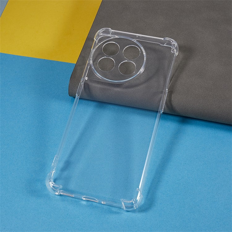 For OnePlus 11 5G Soft TPU Clear Phone Case 4 Thicken Corners Shockproof Back Cover