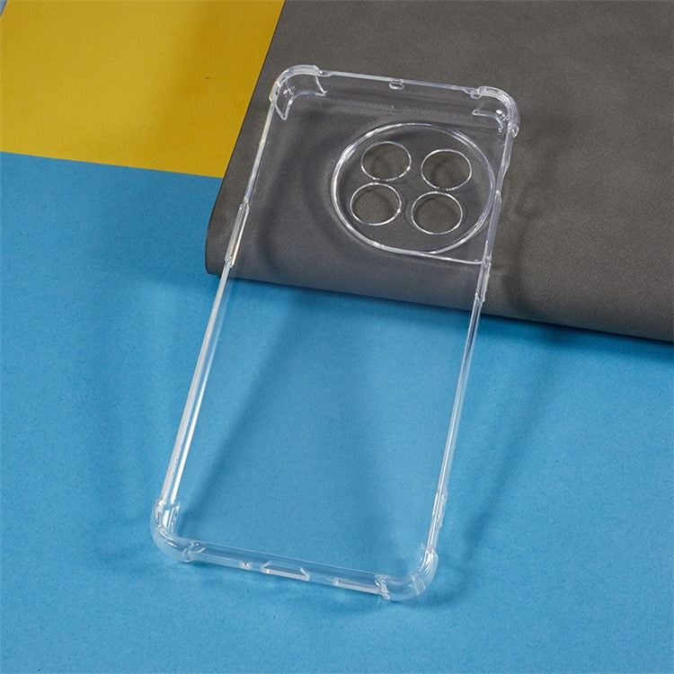 For OnePlus 11 5G Soft TPU Clear Phone Case 4 Thicken Corners Shockproof Back Cover