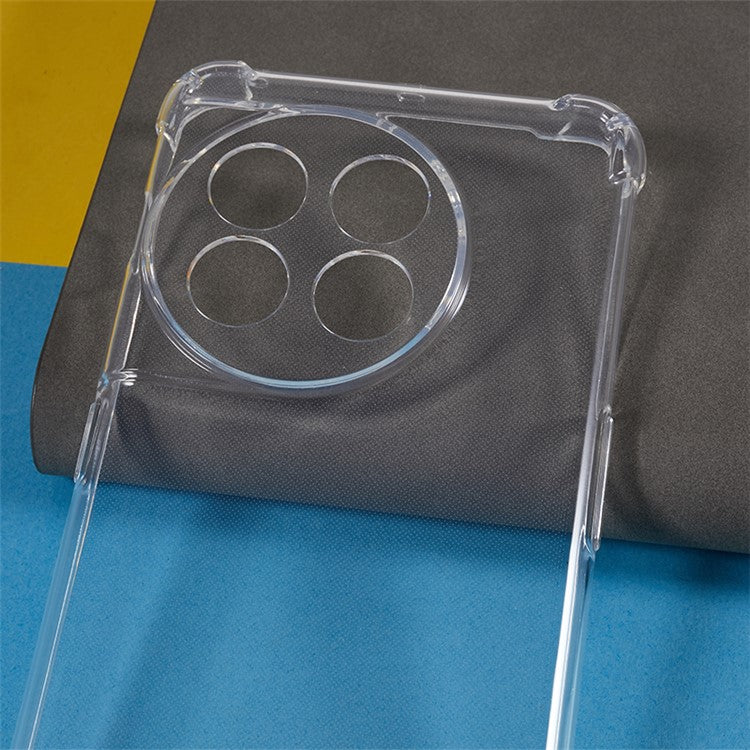 For OnePlus 11 5G Soft TPU Clear Phone Case 4 Thicken Corners Shockproof Back Cover