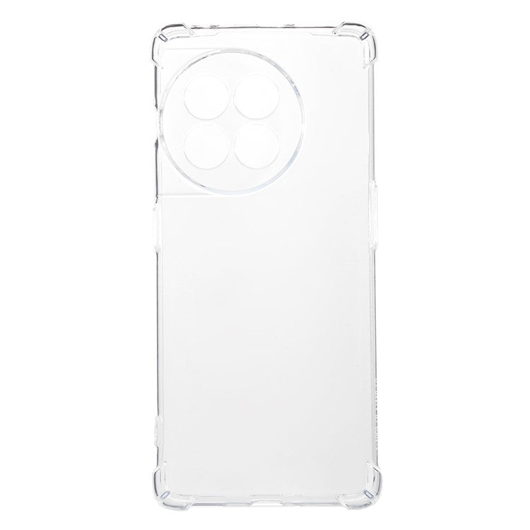 For OnePlus 11R 5G / Ace 2 5G Reinforced Corner TPU Case Transparent Cell Phone Cover