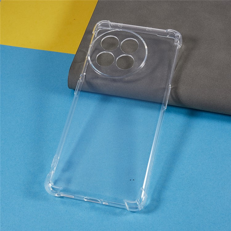 For OnePlus 11R 5G / Ace 2 5G Reinforced Corner TPU Case Transparent Cell Phone Cover