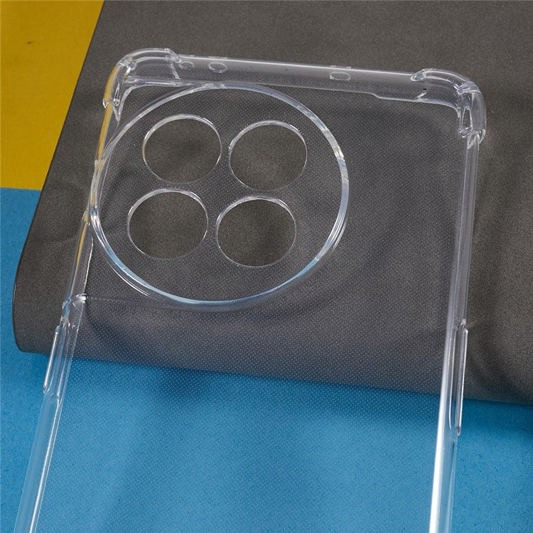 For OnePlus 11R 5G / Ace 2 5G Reinforced Corner TPU Case Transparent Cell Phone Cover