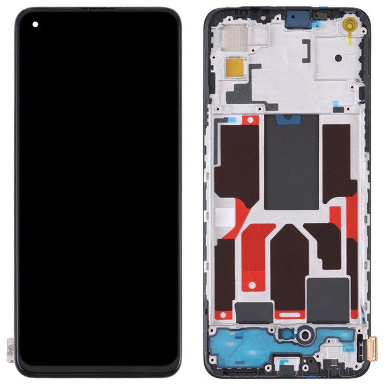 For Oppo Reno5 5G / Find X3 Lite Grade C OLED Screen and Digitizer Assembly + Frame Repair Part (without Logo)
