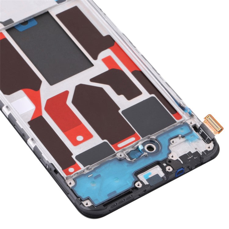 For Oppo Reno5 5G / Find X3 Lite Grade C OLED Screen and Digitizer Assembly + Frame Repair Part (without Logo)