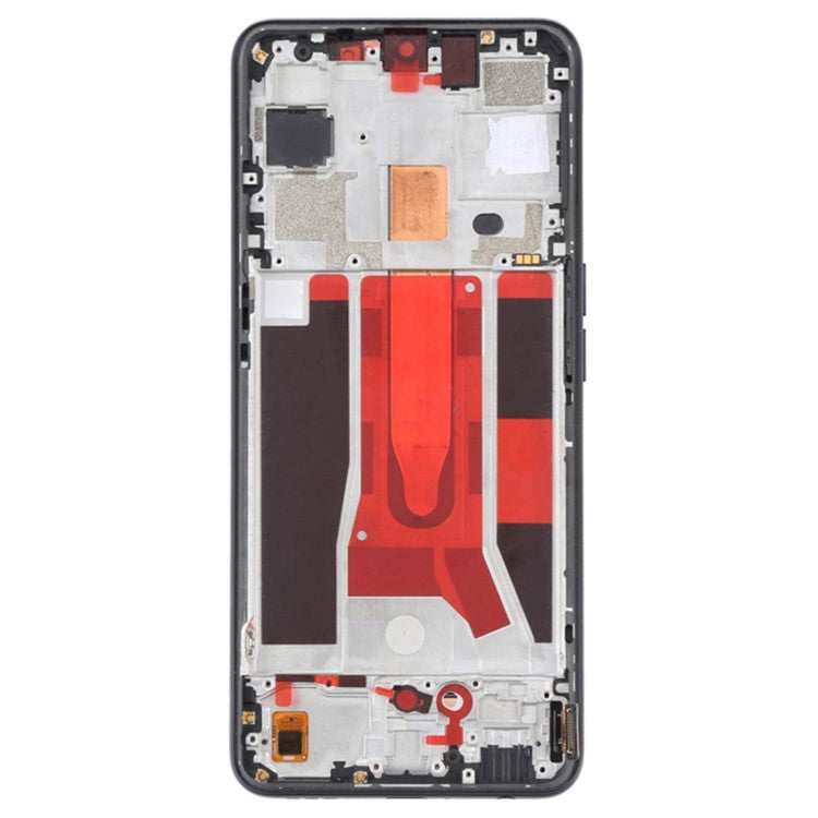 For OPPO Reno3 5G / Reno3 Youth / F15 / Find X2 Lite / K7 (2020) Grade C LCD Screen and Digitizer Assembly + Frame Part (TFT Technology) (without Logo) - Black