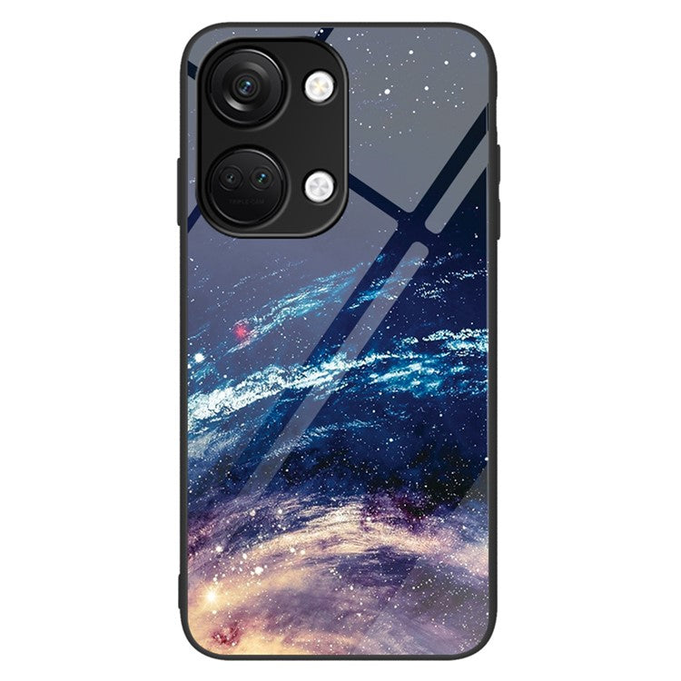Phone Case for OnePlus Nord 3 5G / Ace 2V Tempered Glass Pattern Printing PC+TPU Shockproof Cover - The Milky Way