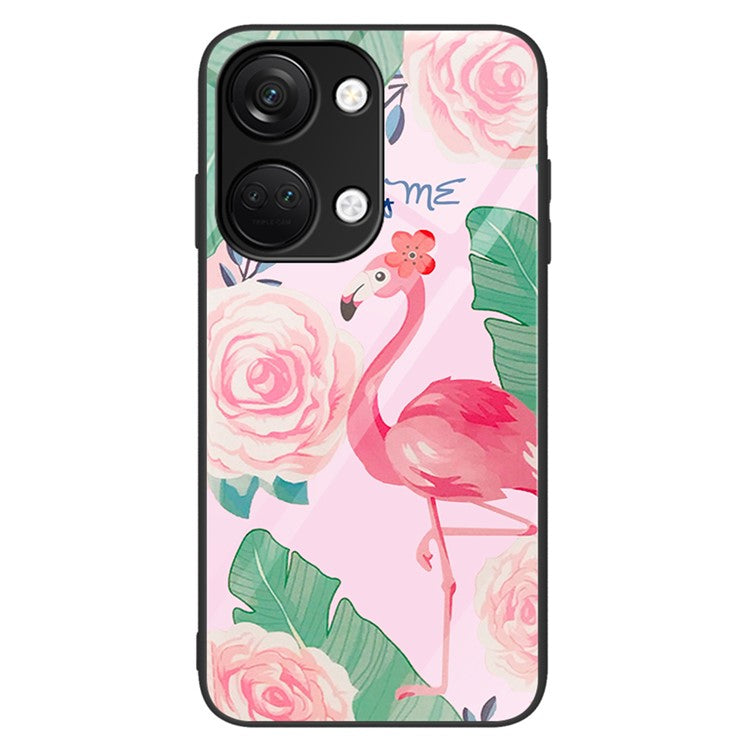 Phone Case for OnePlus Nord 3 5G / Ace 2V Tempered Glass Pattern Printing PC+TPU Shockproof Cover - Bird