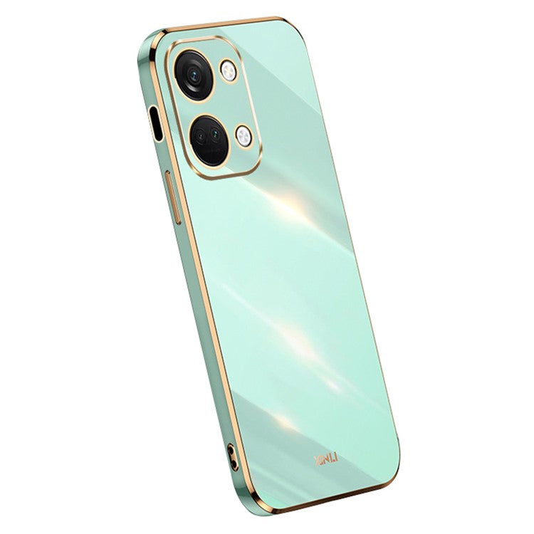 XINLI For OnePlus Nord 3 5G / Ace 2V Soft TPU Phone Case Electroplating Edge Phone Cover - Cyan