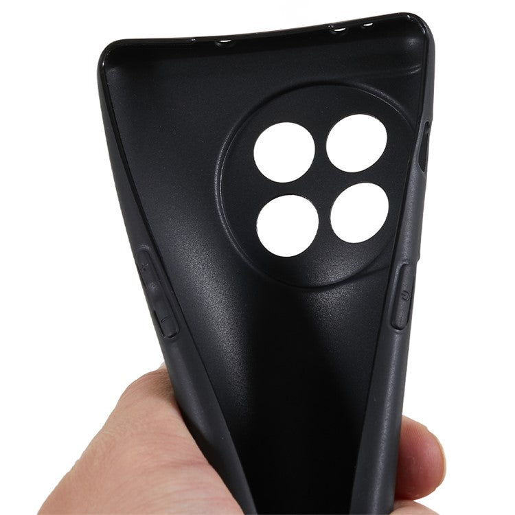 For OnePlus Ace 2 5G / 11R 5G Soft TPU Glossy Phone Cover Anti-scratch Phone Case - Black