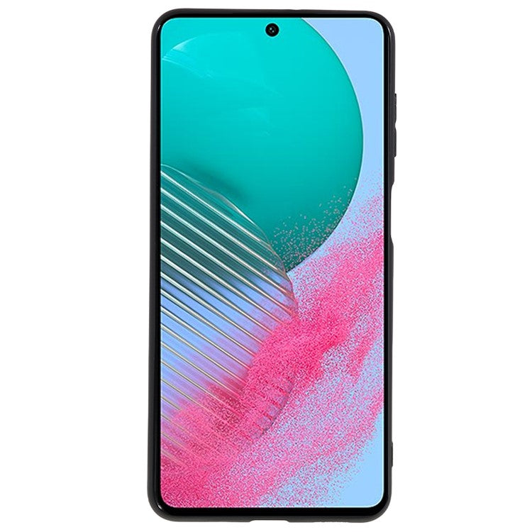 For Samsung Galaxy M54 5G / F54 5G Glossy TPU Case Anti-scratch Phone Cover - Black